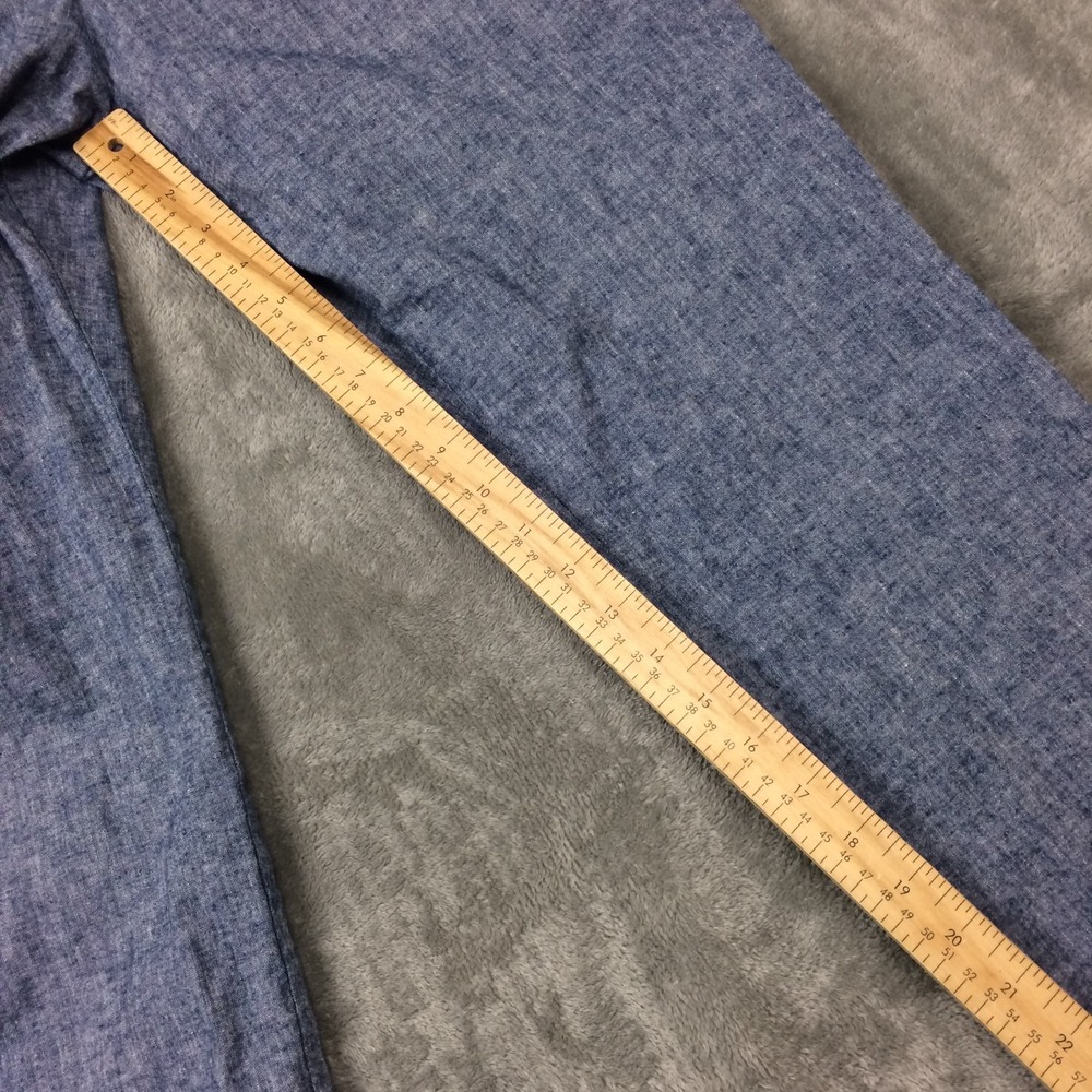 Ann Taylor Linen Dress Pants Womens 12 Blue Classic Career Preppy Teacher - Picture 9 of 16